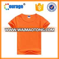 Orange Wholesale Top quality t-shirt 100% cotton children t-shirt