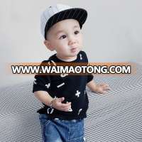 S17914A Latest design baby clothing long sleeve comfort kids t shirt