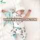 Nowborn deer T-shirt 3 piece jumpsuit infant short sleeve rompers children's suit