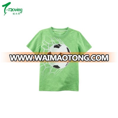 Summer style T-Shirt for Children 2018 Kid costume Baby football Pattern t shirt Casual Top Tees Boys T-shirt